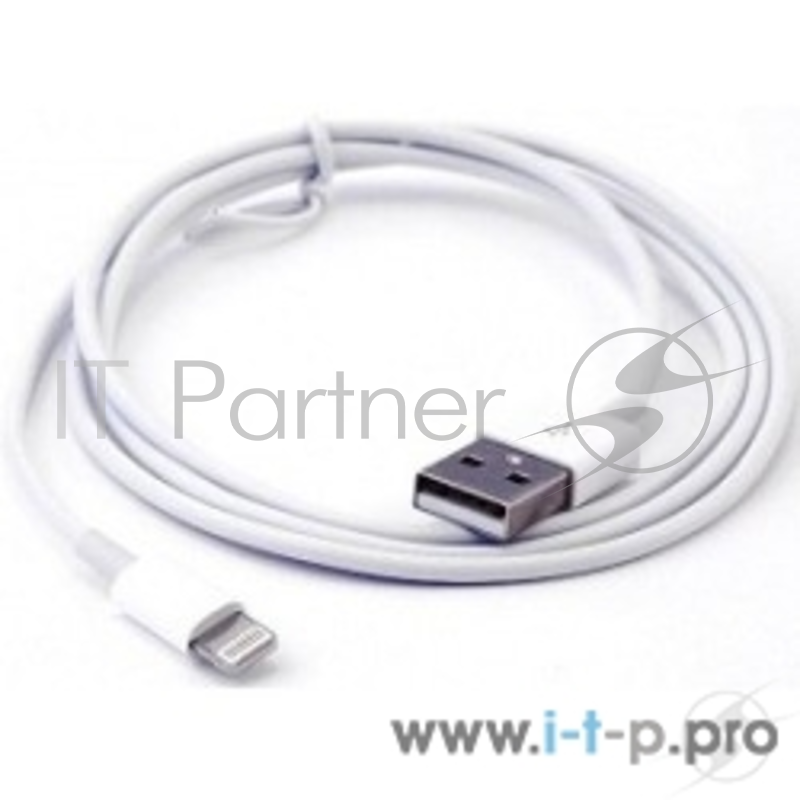 Кабель USB Cablexpert CC-USB-AP2MWP AM/Apple, для iPhone5/6 Lightning, 1м, белый, пакет