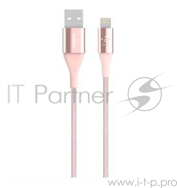 Кабель Belkin Mixit DuraTek™ Lightning to USB Cable, Rose Gold (1.2 m)