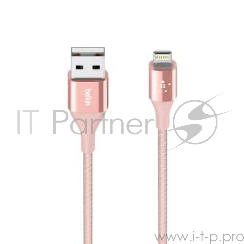 Кабель Belkin Mixit DuraTek™ Lightning to USB Cable, Rose Gold (1.2 m)