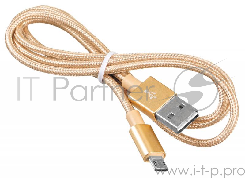 Кабель USB2.0 Buro Reversible Braided USB A (m)/micro USB B (m) 1м (BHP MICROUSB 1M BRAIDED)