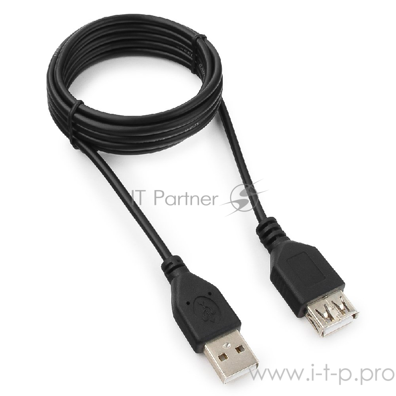 Кабель удлинитель USB 2.0 Гарнизон GCC-USB2-AMAF-1.8M, AM/AF, 1.8м, пакет