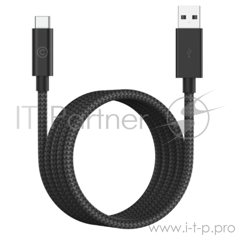 Кабель тм LAB.C USB C to USB A. Длина 1 м. Цвет черный.