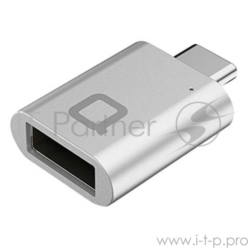 Адаптер Nonda Mini Adapter USB-C to USB 3.0. Цвет серебряный.