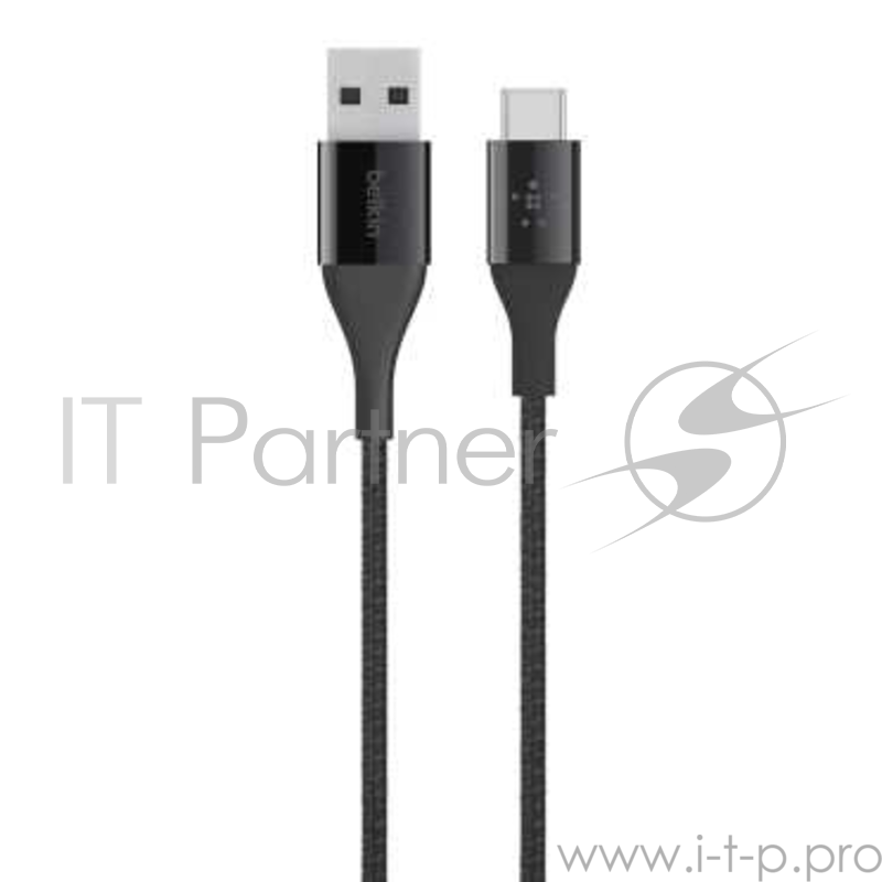 Кабель Belkin Duratek USB-C to A Cable, Black