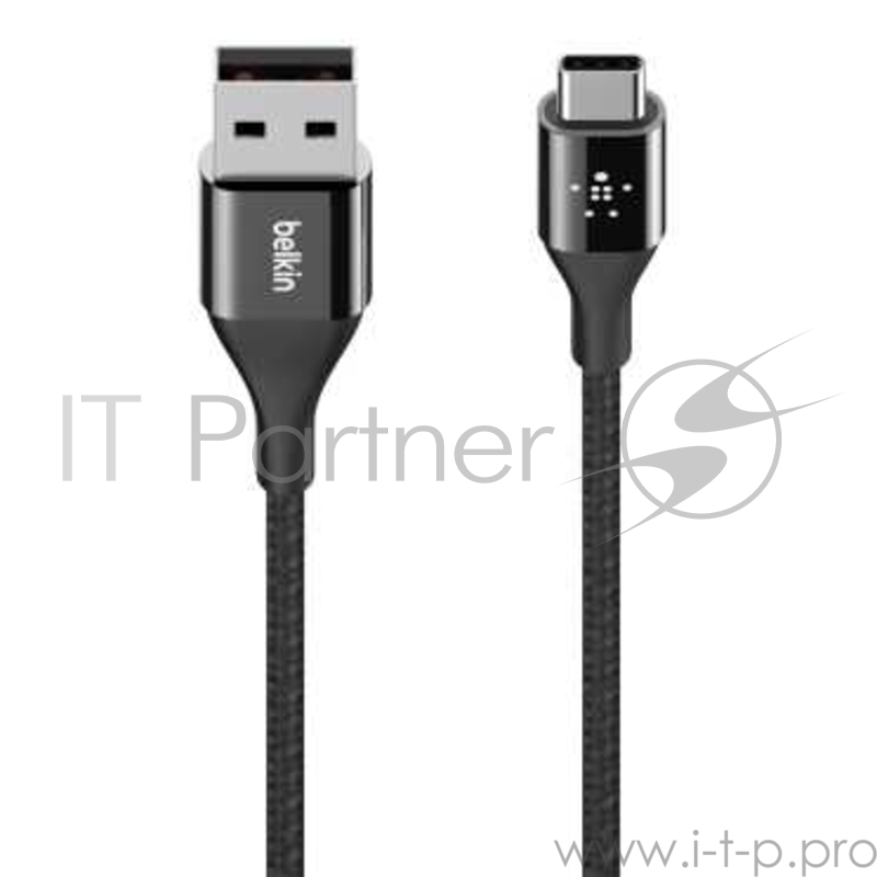 Кабель Belkin Duratek USB-C to A Cable, Black
