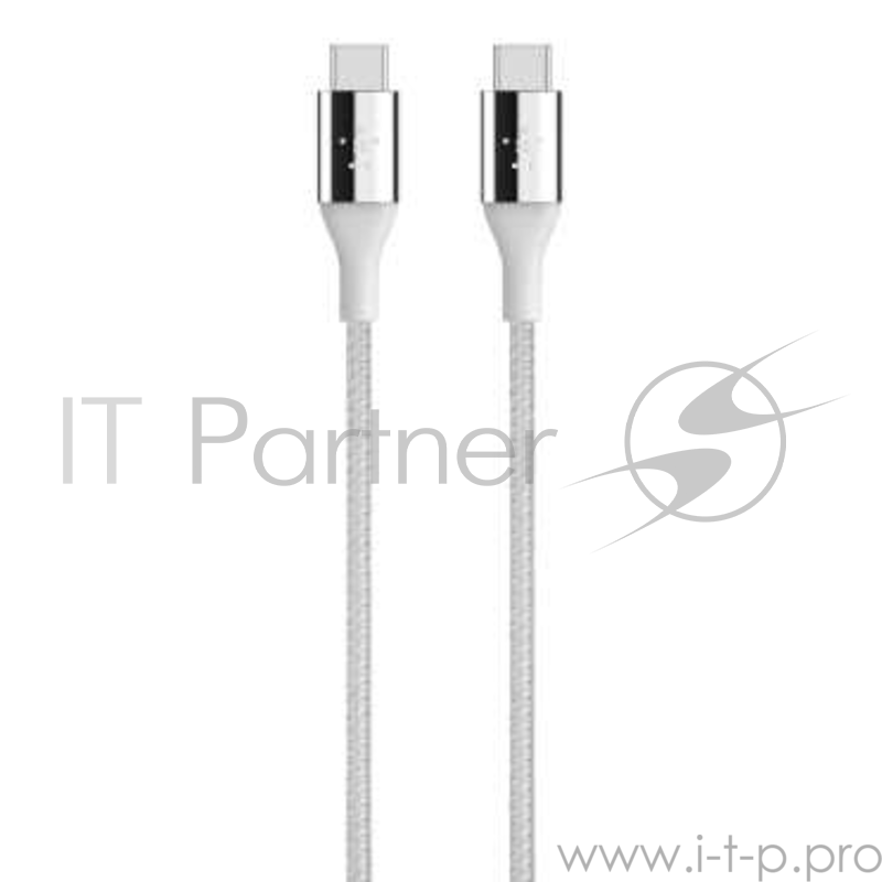 Кабель Belkin PREMIUM KEVLAR CABLE, USB-C,4',SILVER