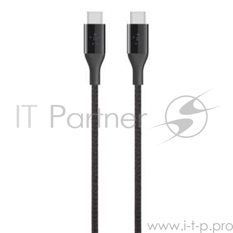 Кабель Belkin PREMIUM KEVLAR CABLE, USB-C,4',BLACK