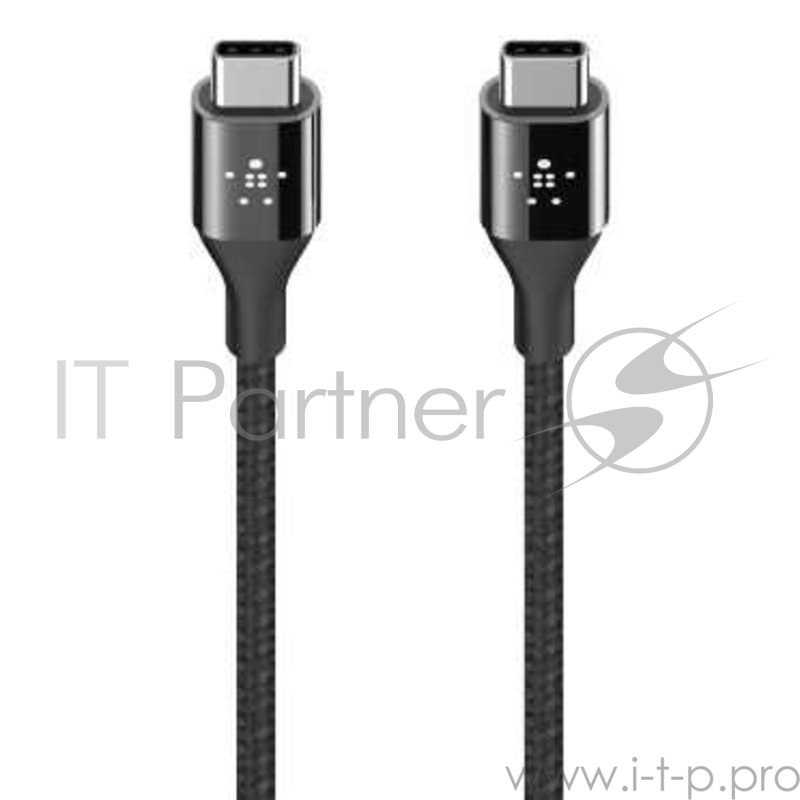 Кабель Belkin PREMIUM KEVLAR CABLE, USB-C,4',BLACK