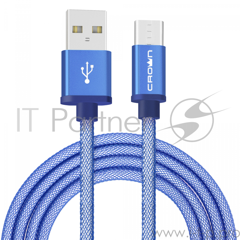 Кабель Crown USB - USB Type-C CMCU-3072C blue