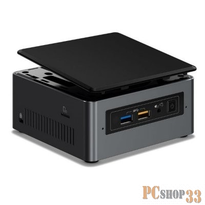 Компьютер Intel NUC BOXNUC7CJYH2, Celeron J4005, 2.7 GHz, DDR4 SODIMM (up to 2400MHz/8Gb), VGA Intel HD Graphics(2xHDMI 2.0), 4xUSB3.0, 1x2.5HDD, WiFi+BT, SHXC