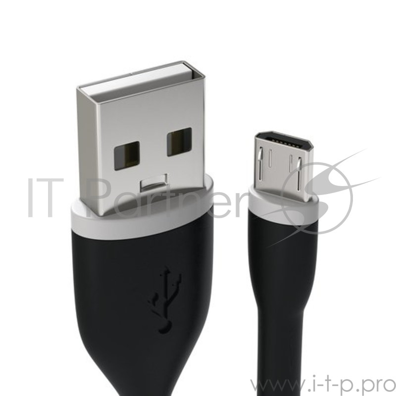 Кабель Satechi Flexible Micro to USB. Длина 15 см. Цвет черный.