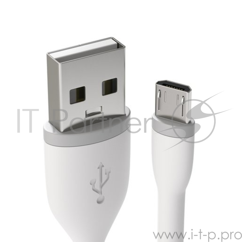 Кабель Satechi Flexible Micro to USB. Длина 15 см. Цвет белый.