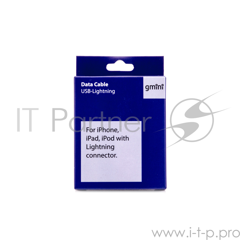 Кабель Gmini GM-DC-300W-1M, USB-Lightning, 1м, белый