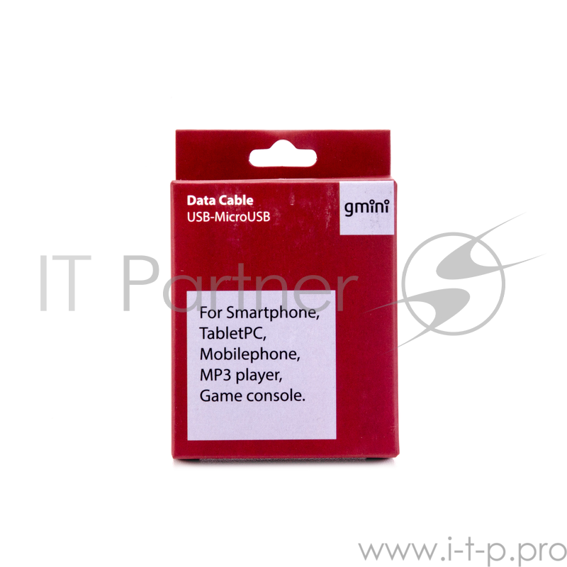 Кабель Gmini GM-DC-200W-1M, USB-microUSB, 1м, белый