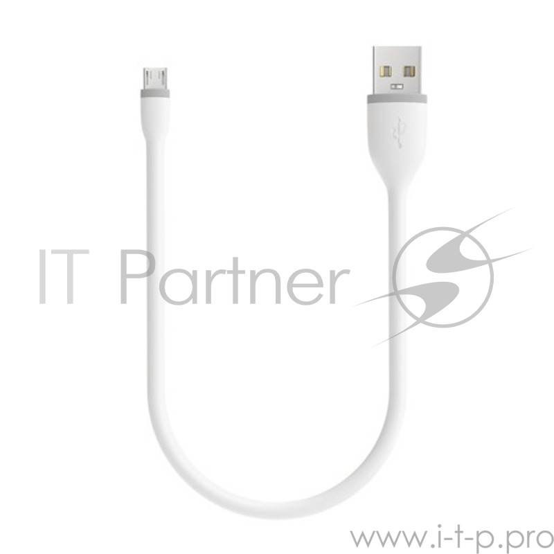Кабель Satechi Flexible Micro to USB. Длина 25 см. Цвет белый.