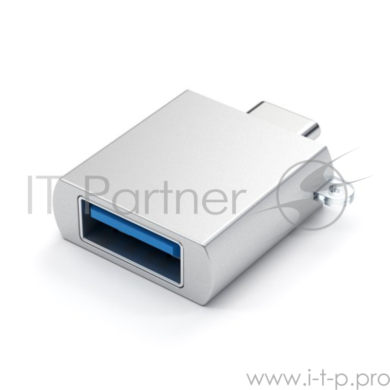 USB адаптер Satechi Type-C USB Adapter USB-C to USB 3.0. Цвет серебряный.