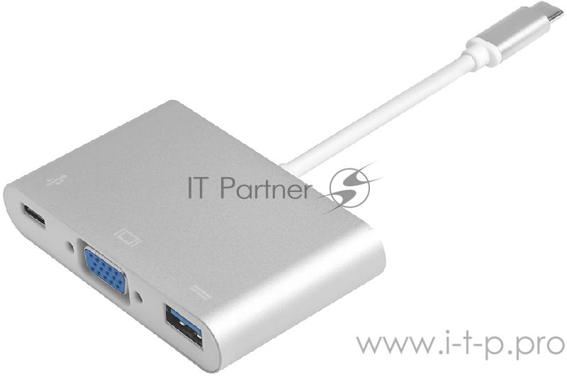 Greenconnect переходник USB Type C -> VGA + USB 3.0 + Type C Greenconnect переходник USB Type C -> VGA + USB 3.0 + Type C