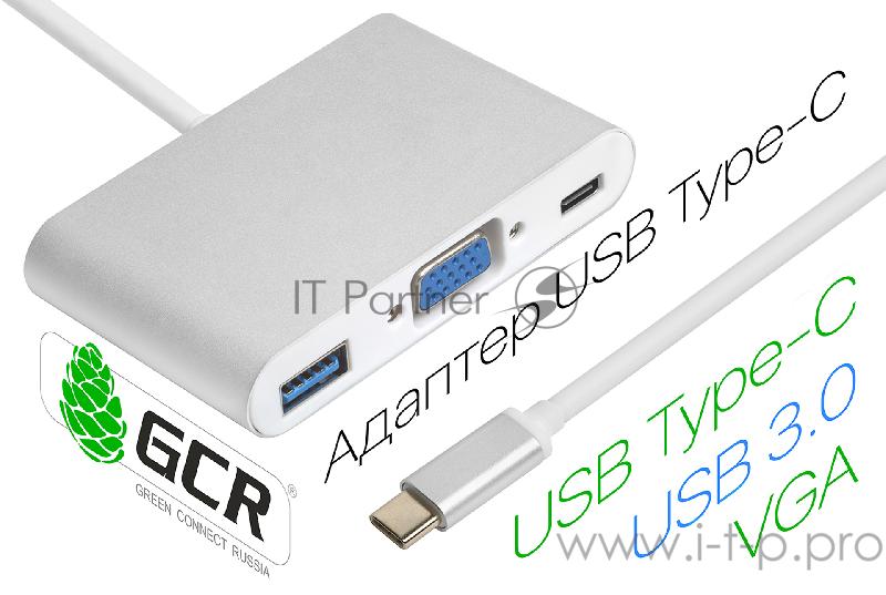 Greenconnect переходник USB Type C -> VGA + USB 3.0 + Type C Greenconnect переходник USB Type C -> VGA + USB 3.0 + Type C