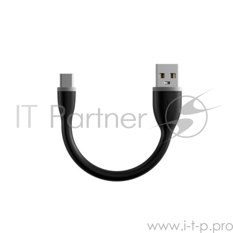 Кабель Satechi Flexible Type-C to USB. Длина 25 см. Цвет черный.