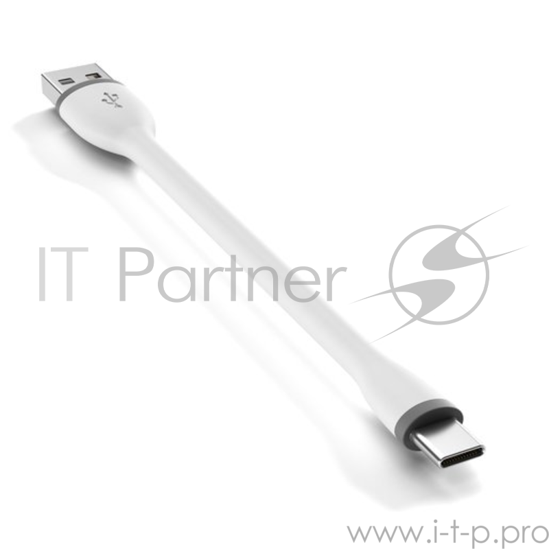 Кабель Satechi Flexible Type-C to USB. Длина 15 см. Цвет белый.