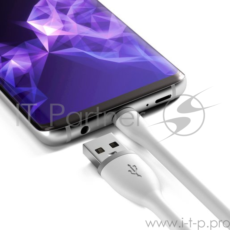 Кабель Satechi Flexible Type-C to USB. Длина 15 см. Цвет белый.