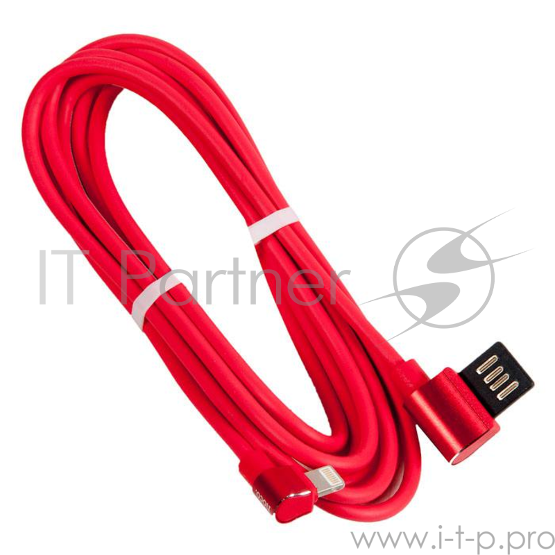 кабель USB HOCO U37 Long roam lightning, красный