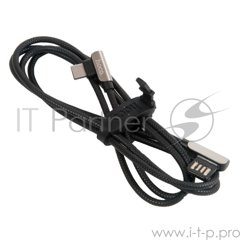 кабель USB HOCO U42 exquisite steel Type-C, черный