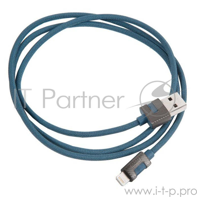 кабель USB REMAX Metal Lightning RC-089i, синий