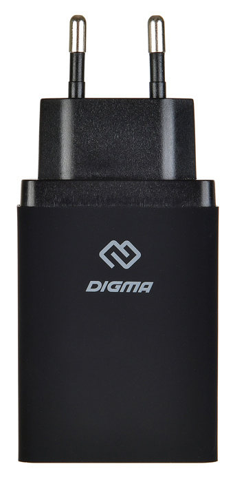 Сетевое зар./устр. Digma DGWC-2U-QC3.0-BK 5.4A универсальное черный