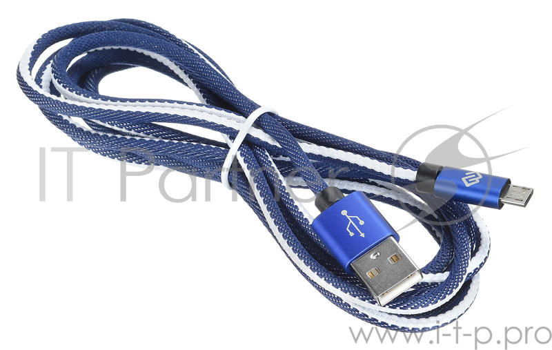 Кабель Digma USB A (m) micro USB B (m) 2м синий