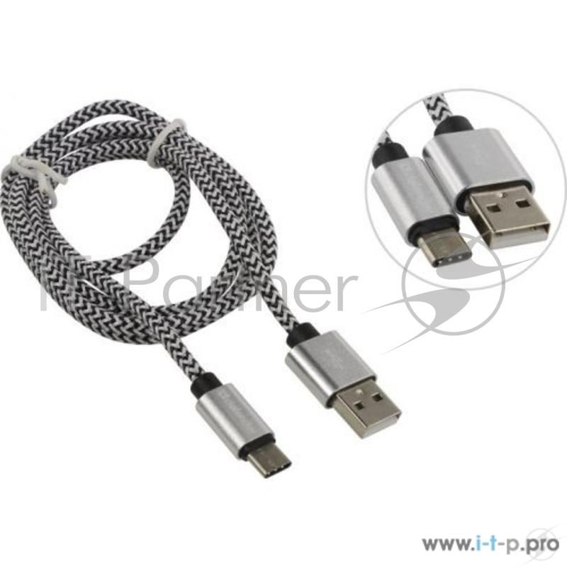 Кабель USB2.0 TO TYPE-C 1M WHITE USB09-03T 87815 DEFENDER