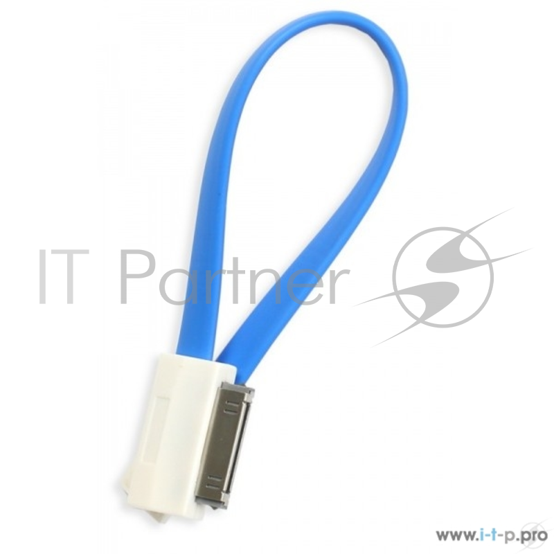 Дата-кабель Smartbuy USB - 30-pin для Apple, магнитный, длина 0,2 м, голубой (iK-402m blue)/350