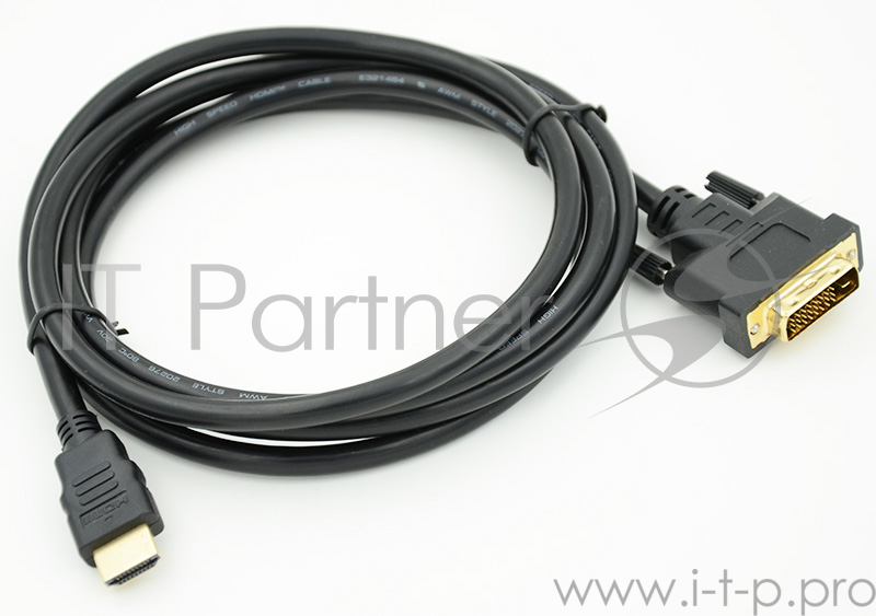 Кабель видео HDMI (m)/DVI-D (Dual Link) (m) 2м. черный