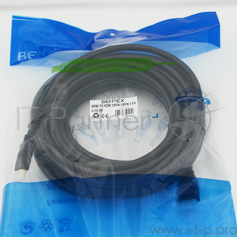 Кабель аудио-видео HDMI (m)/HDMI (m) 10м.