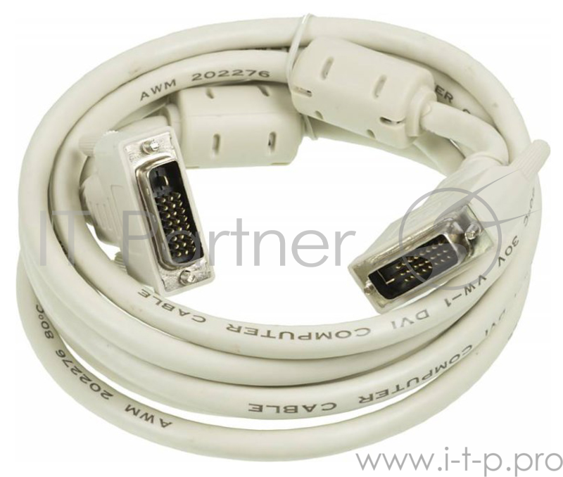 Кабель Ningbo DVI-D/DVI-D 3m Dual Link