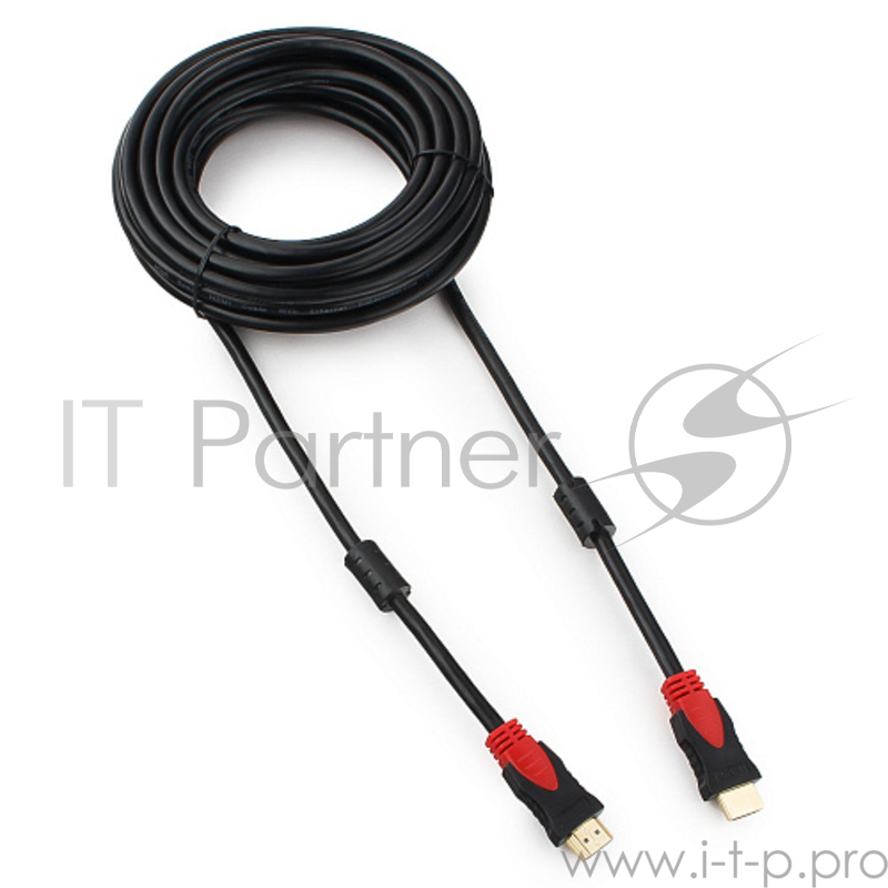 Кабель HDMI Cablexpert, серия Silver, длина 7,5 м, v1.4, M/M, позол.разъемы, феррит. кольца, коробка