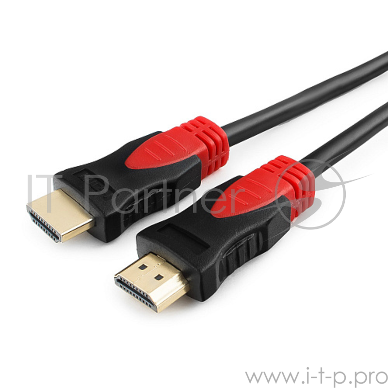 Кабель HDMI Cablexpert, серия Silver, длина 3 м, v1.4, M/M, позол.разъемы, феррит. кольца, коробка