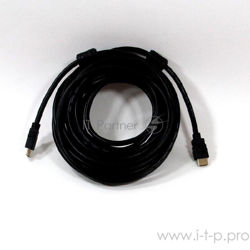 Кабель HDMI-19M --- HDMI-19M ver 2.0+3D/Ethernet,2 фильтра 7.5m Telecom <TCG200F-7.5M>