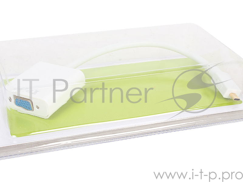 Кабель-переходник Micro HDMI M=>VGA F 0.2m, белый, Telecom (TA593)