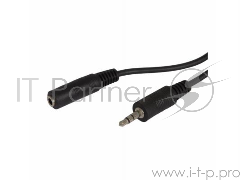 Кабель аудио Ningbo Jack 3.5 (m)/Jack 3.5 (f) 2м. черный (JAAC003-2)