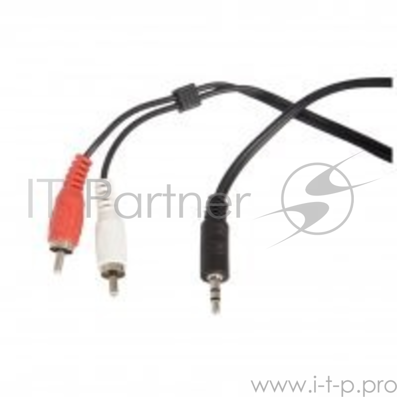 Кабель аудио Ningbo 2хRCA (m)/Jack 3.5 (m) 1.5м. черный (JAAC010-1.5)