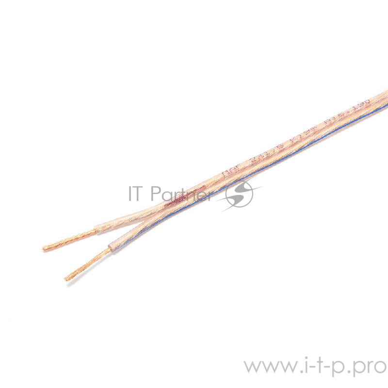 Акустический кабель Cablexpert CC-TC2x1,5-20M, прозрачный, 20 м, бухта