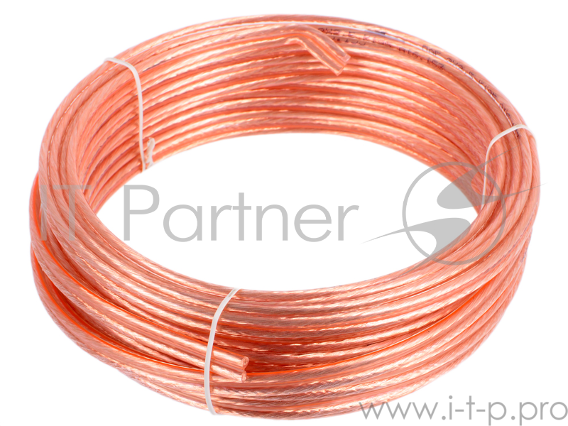 Акустический кабель Cablexpert CC-TC2x2,5-10M, прозрачный, 10 м, бухта