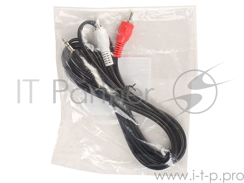 Кабель Jack 3.5 mm вилка <--> 2xRCA вилка, стерео-аудио, Belsis/Sparks,,1.8 м. SP3036