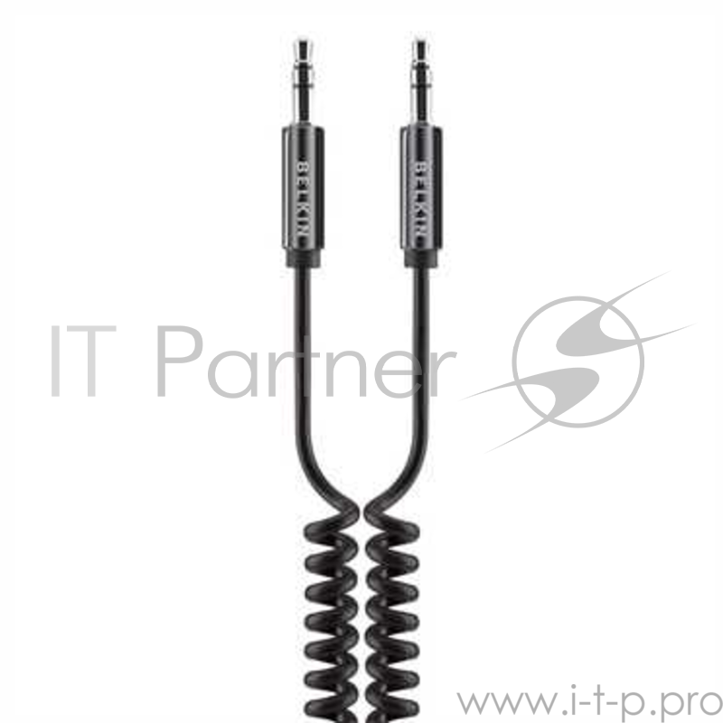 Кабель Belkin Coiled Mini Stereo Aux Cable 1.8m