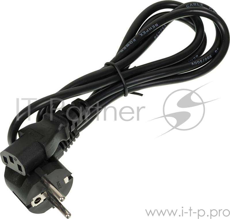 Кабель питания IEC320-C13 (f)/евровилка 1.5м