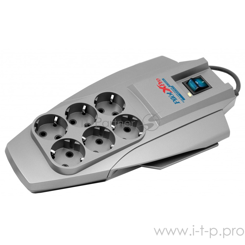 Сетевой фильтр Pilot X-Pro: 6 евророзеток Zero Start биметаллический предохранитель и микропроцессор 5 метров Pilot X-Pro 5M