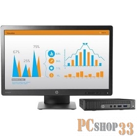 Компьютер HP Bundle 260 G2.5 2TP85ES DM {ci3 6100U/4Gb/500Gb/WiFi/BT/DOS/k+m + monitor 23