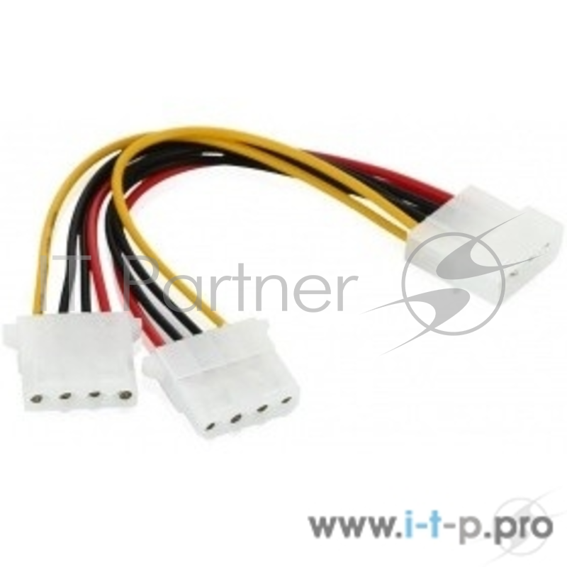Кабель питания Molex(4pin) -2хMolex(2x4pin) ORIENT C397 5+12V, oem