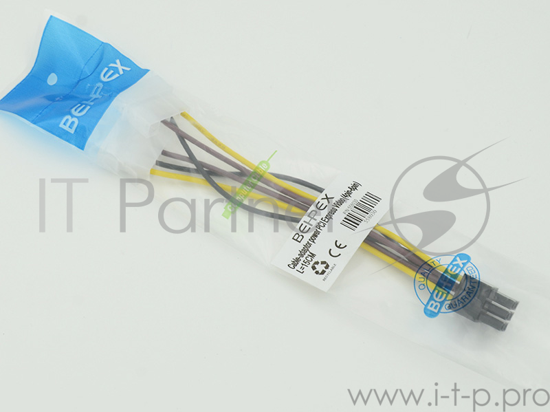 Кабель питания Molex/PCI-E 6pin 0.15м